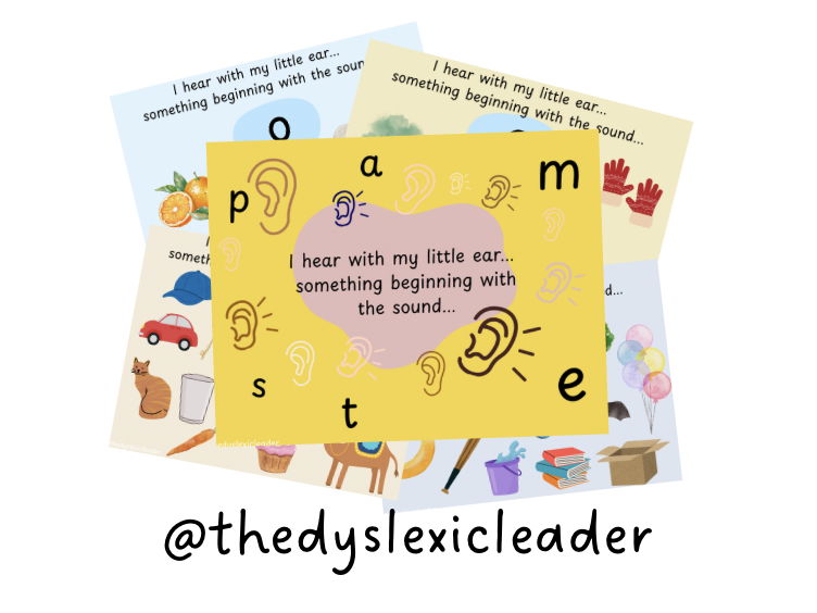 I Hear With My Little Ear Initial Sounds PPT
