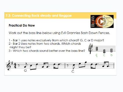 Year 7 Reggae – Connecting Rock Steady and Reggae | KS3 Music Lesson 5
