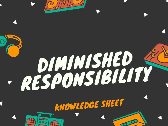 OCR  LAW: DIMINISHED RESPONSIBILITY AO1 SHEET