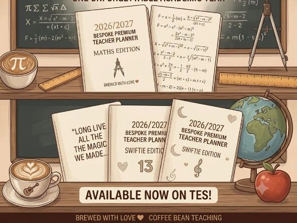Premium Minimalist Teacher Planner 2026/2027 | Swiftie Edition