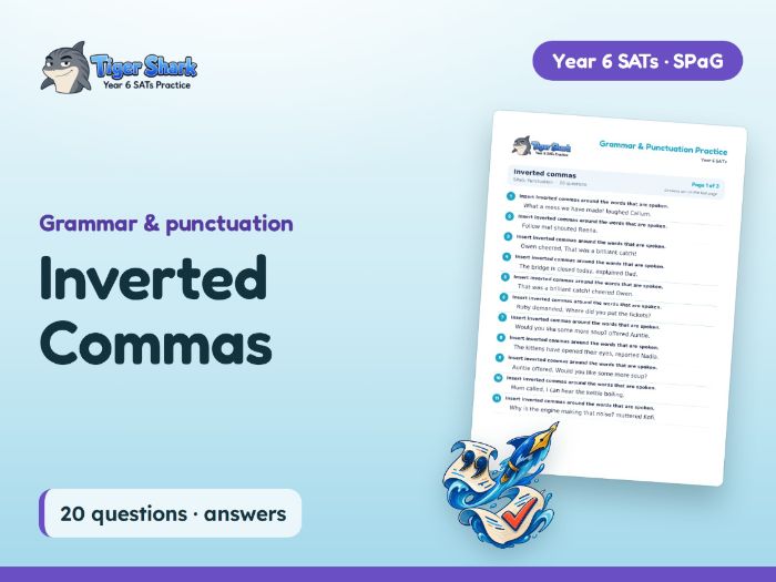 Inverted Commas: Year 6