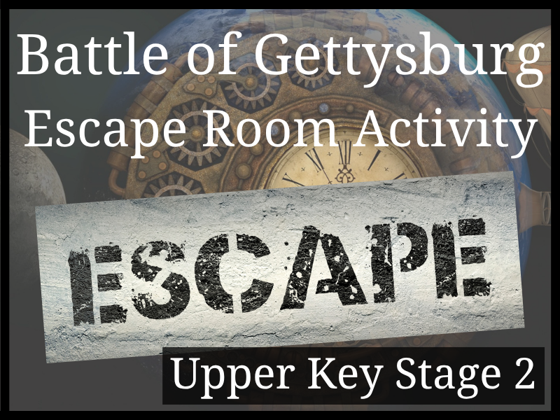 Battle of Gettysburg Escape Room Activity
