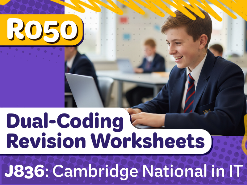 OCR J836 IT R050 Dual-Coding Revision Worksheets