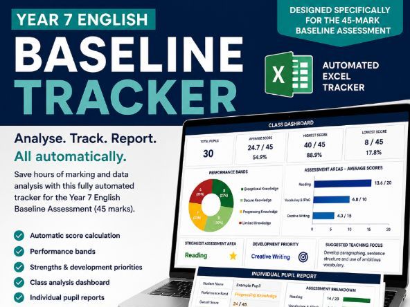 Automated Tracker for Year 7 English Baseline Assessment