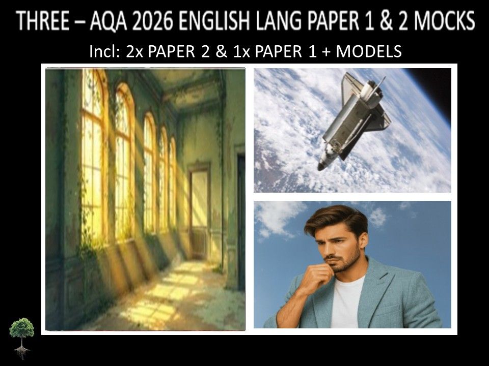 THREE - AQA PAPER 1 & 2 | 2026 FULL MOCKS | MODELS
