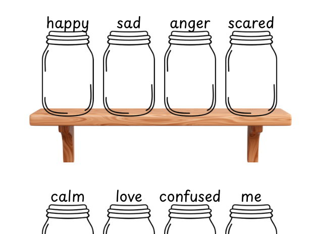 Colour Monster Jars Worksheet