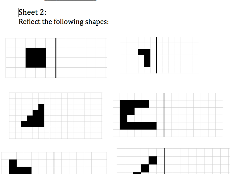 Primary/Early Secondary - Reflection over two quadrants learning pack