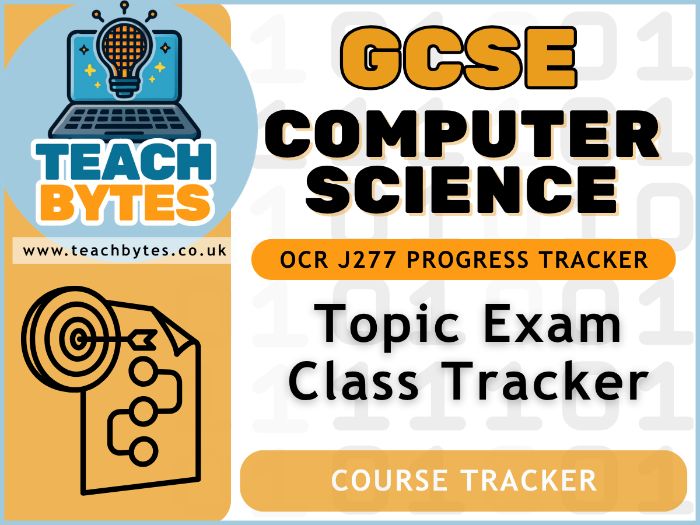 GCSE OCR J277 Computer Science Topic Exam Class Tracker