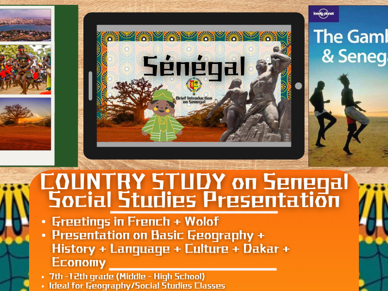 Senegal Country Study - Geography + Social Studies Presentation - West Africa