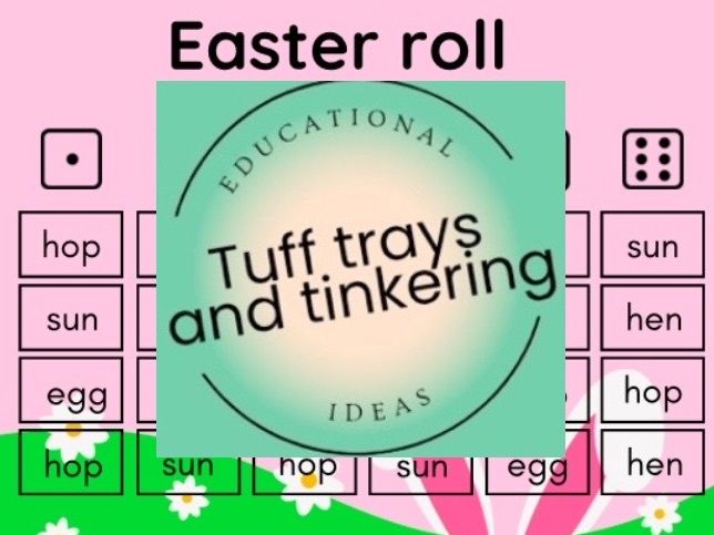 Easter roll and read cvc