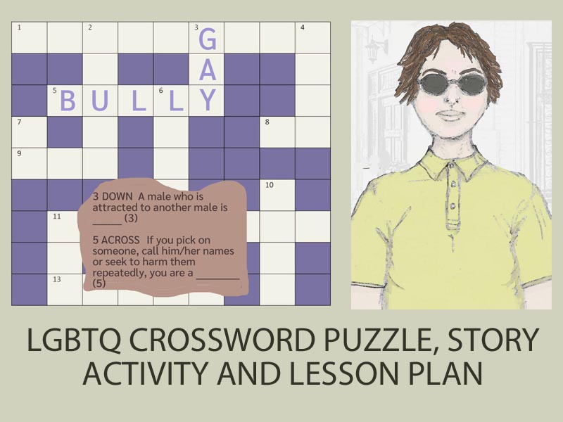 LGBTQ Crossword, Story Activity and Lesson Plan (UK)