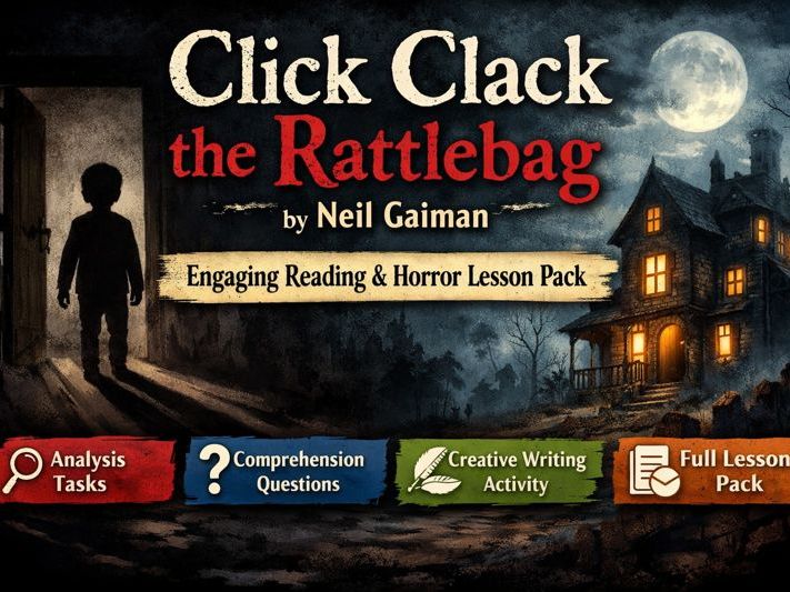 Short Story Horror Lesson: Click Clack the Rattlebag by Neil Gaiman