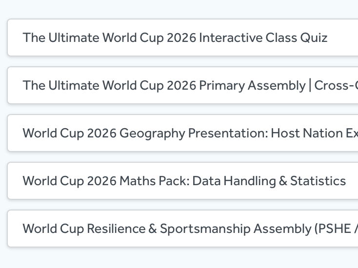 Ultimate World Cup 2026 Mega Resource Bundle (Maths, Geography, PSHE & Quiz)