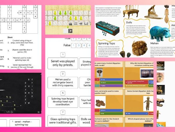 KS2 Ancient Egypt - Toys and Games Resources Pack