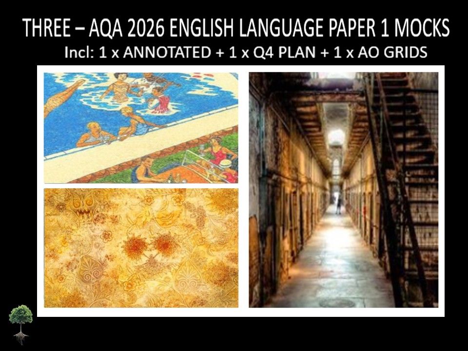 THREE - AQA PAPER 1 | 2026 FULL MOCKS | ANNOTATED | Q4 PLAN | AO GRIDS