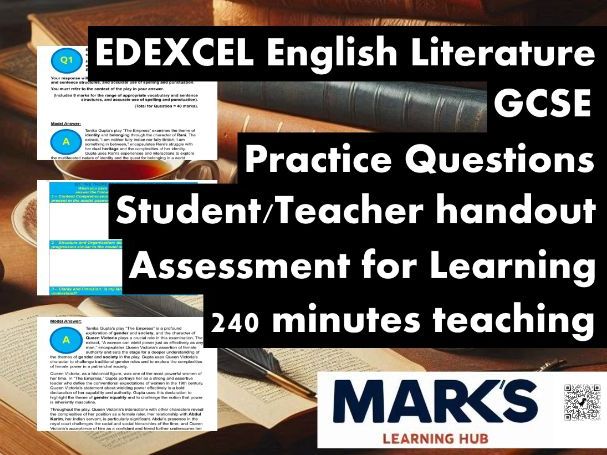 EDEXCEL GCSE English Literature - The Empress - 6 Practice Q & A's - Student/Teacher Handout