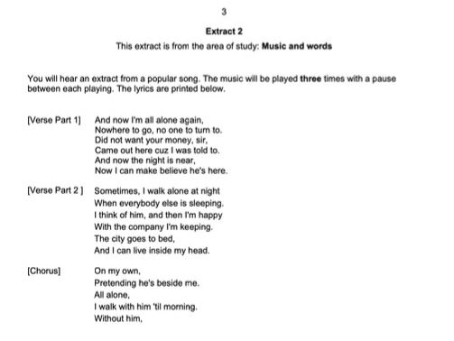 IGCSE Music MOCK Exam - New Syllabus