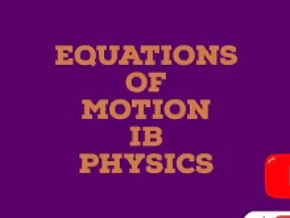 Equations of motion