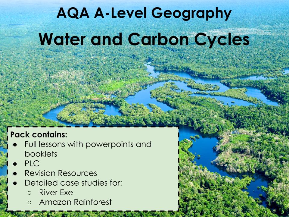 AQA A-Level Geography: Water and Carbon