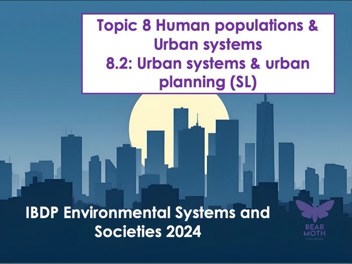 ESS Human Populations & Urban systems Unit – Subtopic 8.2 (SL) Urban systems & urban planning
