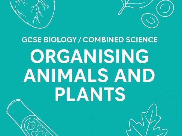 GCSE Organising Animals and Plants