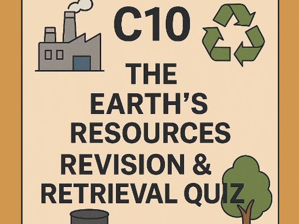 AQA C10 Using Resources Rev & Ret Quiz