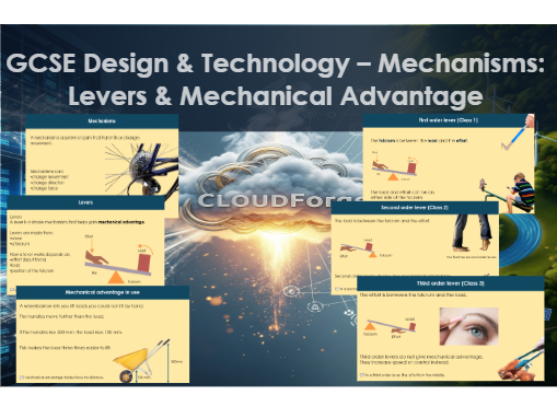 GCSE Design & Technology – Mechanisms: Levers & Mechanical Advantage