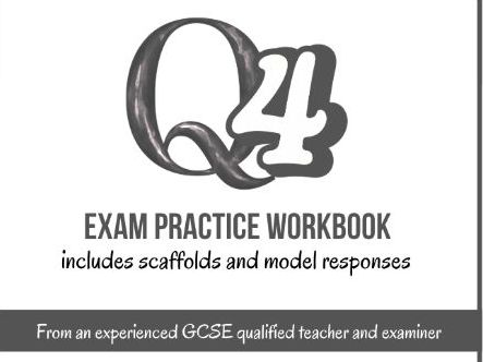 IGCSE  Edexcel English Language A (4EA1) – 177 pages Question 4 Exam Practice Workbook (All Texts)