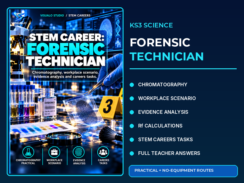 STEM Career: Forensic Technician | KS3 Science & Chromatography