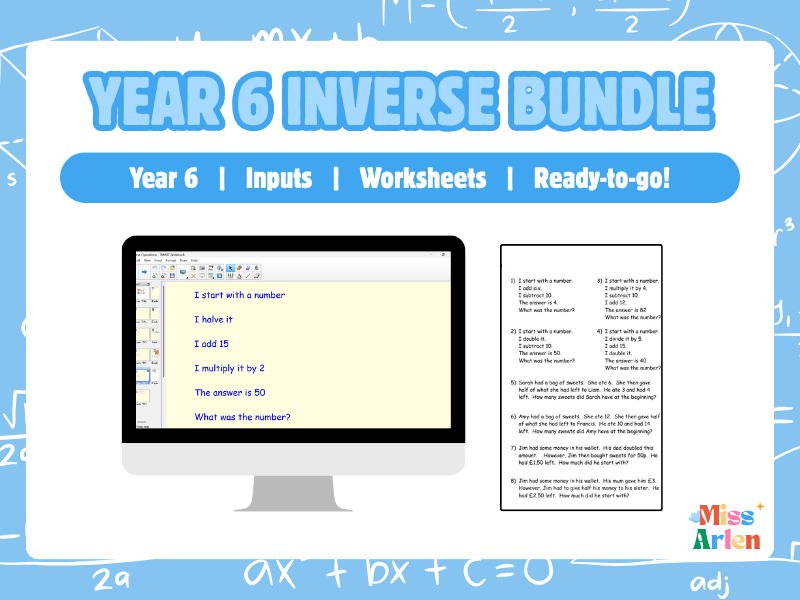 Year 6 Inverse Problems – 2 Lessons