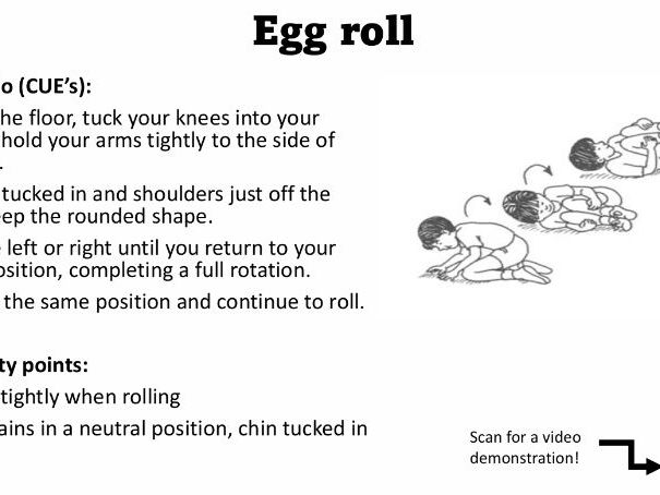 Gymnastics Rolls task cards