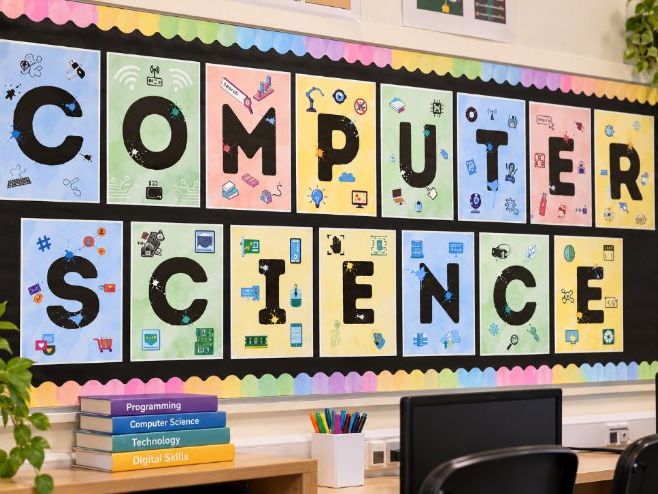 Computer Science Letters Posters for Classroom Display