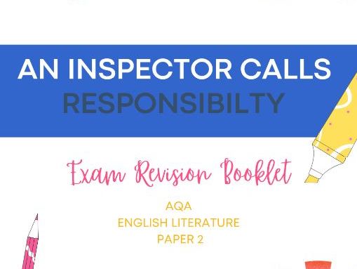 AQA An Inspector Calls Exam Responsibility Practice