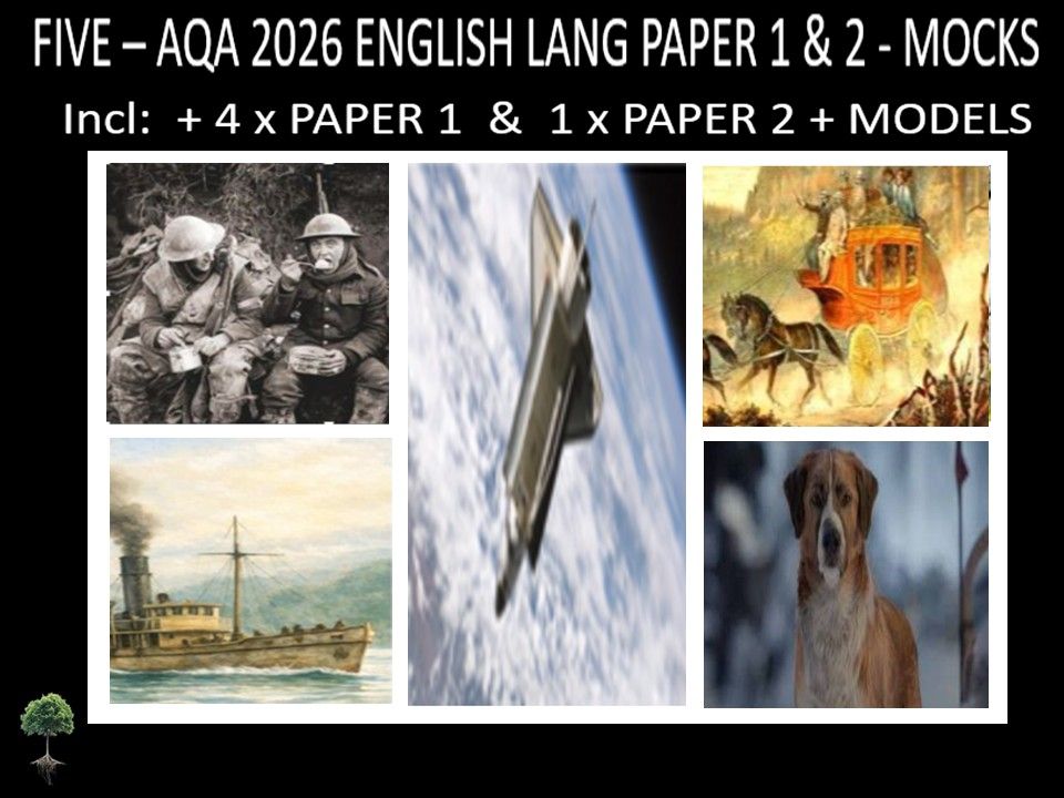 FIVE - AQA PAPER 1 & 2 | 2026 FULL MOCKS | MODELS