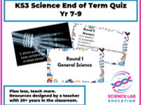 KS3 Science End of Term Quiz