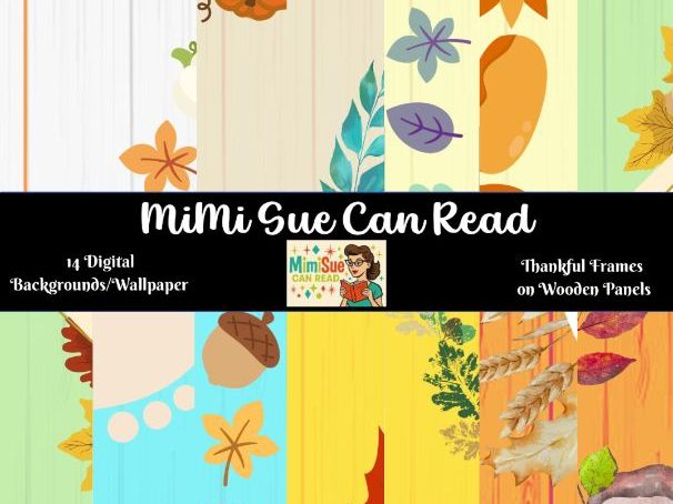 Thankful Frames 14 Digital Wallpapers/Backgrounds (300 dpi) (Fall/Thanksgiving)