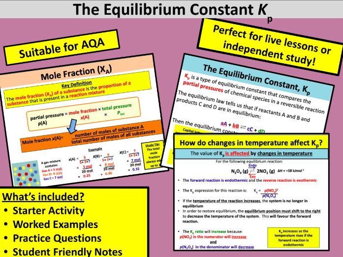 The Equilibrium Constant Kp (AQA)