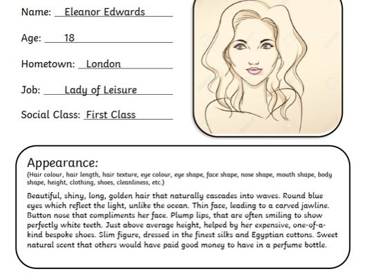 Character Profile Template and WAGOLLs