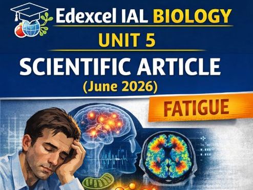 Edexcel IAL Biology Unit 5 Scientific Article (June 2026) – Deeper Analysis