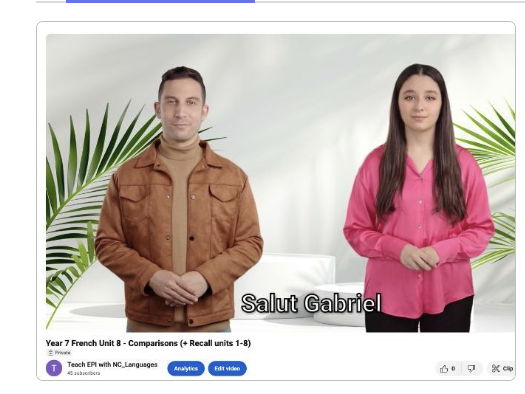 09. FRENCH SHORT STORY - Year 7. Unit 9: Faire des comparaisons