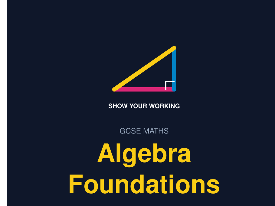 GCSE Maths Algebra Workbook | 6 Topics, 381 Questions, Worked Answers | Edexcel