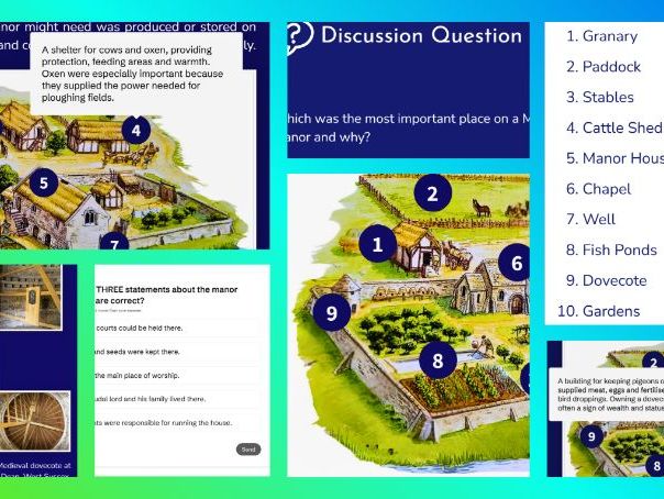KS3/Common Entrance Medieval Realms - A Medieval Manor: Interactive Introduction