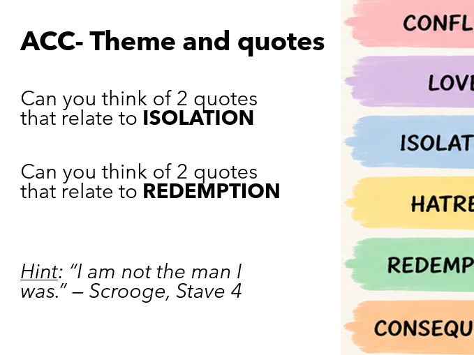 Themes in A Christmas Carol
