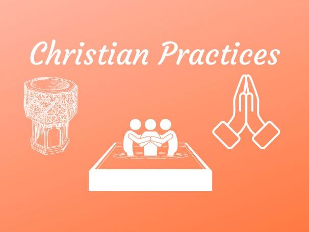 AQA GCSE RS - Christian Practices Useful Worksheets