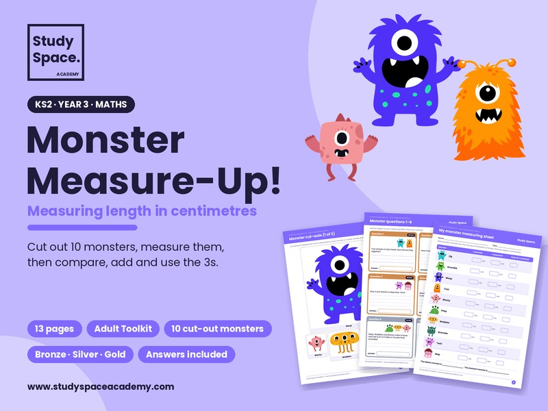 Year 3 Monster Measure Up