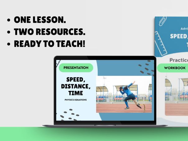 Speed, Distance and Time | Lesson Presentation + Calculations Workbook