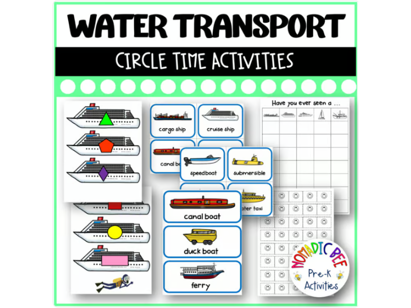 Water Transportation Circle Time