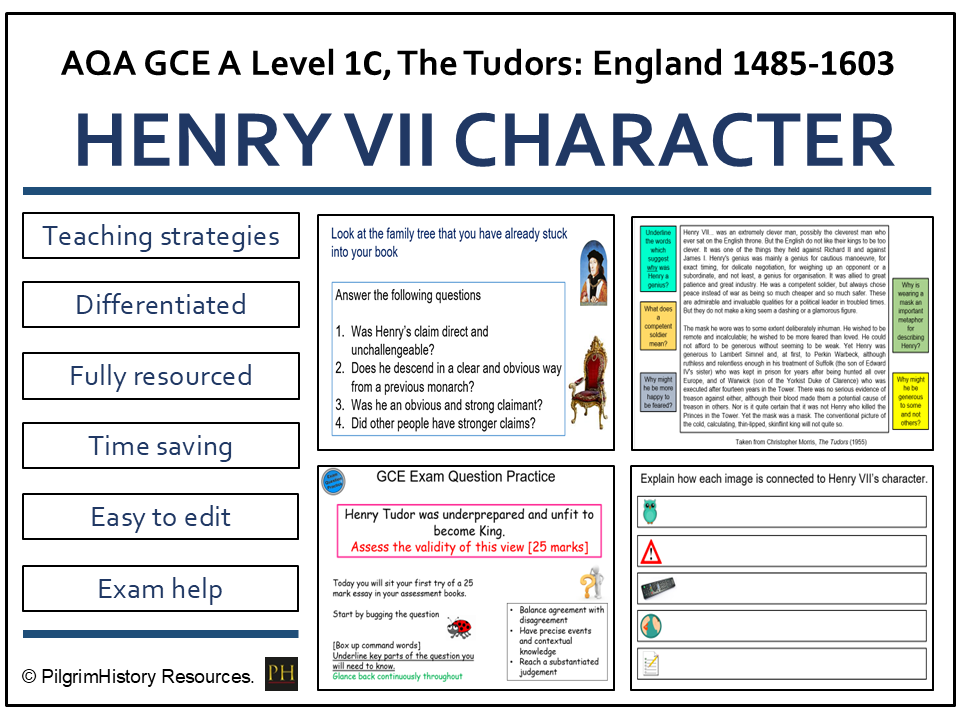 Henry VII: Character, Kingship and Authority | AQA A Level History