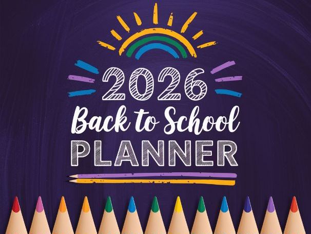 2026 Back to School Planner
