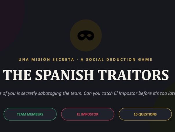 THE SPANISH TRAITORS - End of Year Quiz/Game